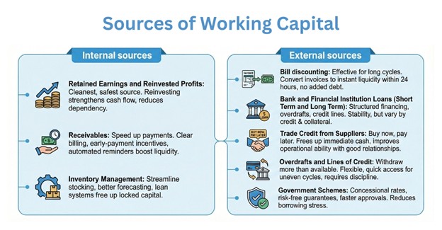 sources of working capital