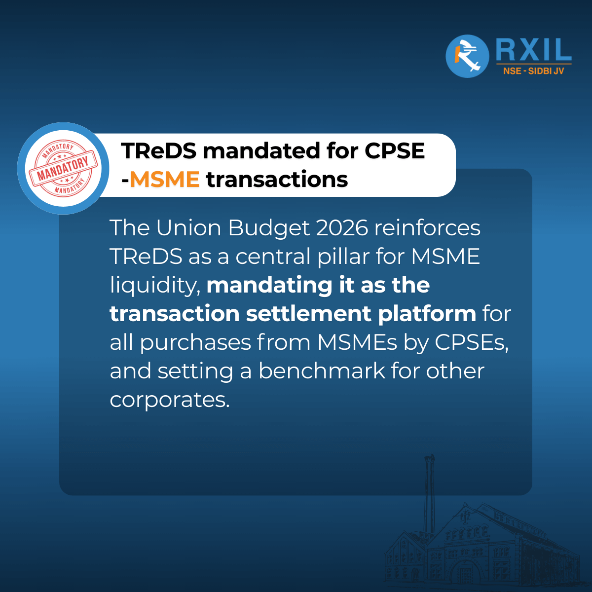 TReDS mandated for for CPSE